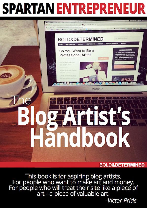 Blog Artist's Handbook by Victor Pride