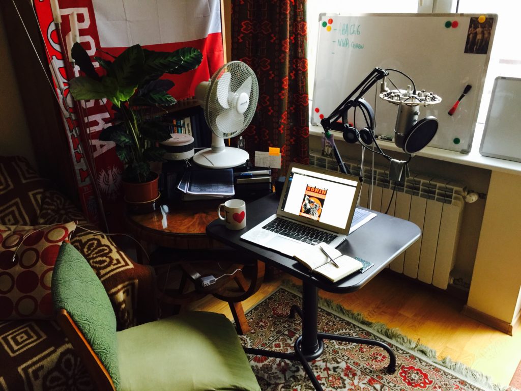 My "War Room" office in Warsaw
