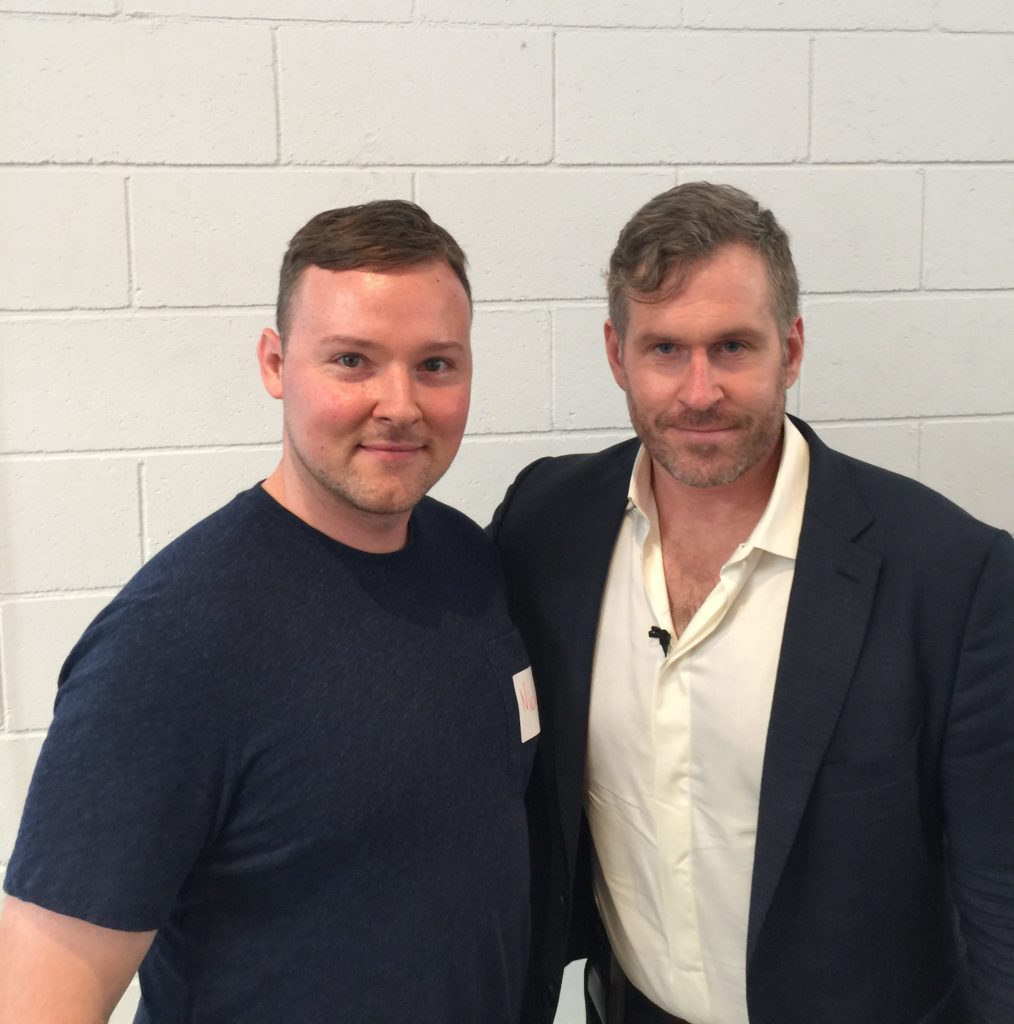 Nick Siekierski and Mike Cernovich in Santa Monica, California, July 15, 2017